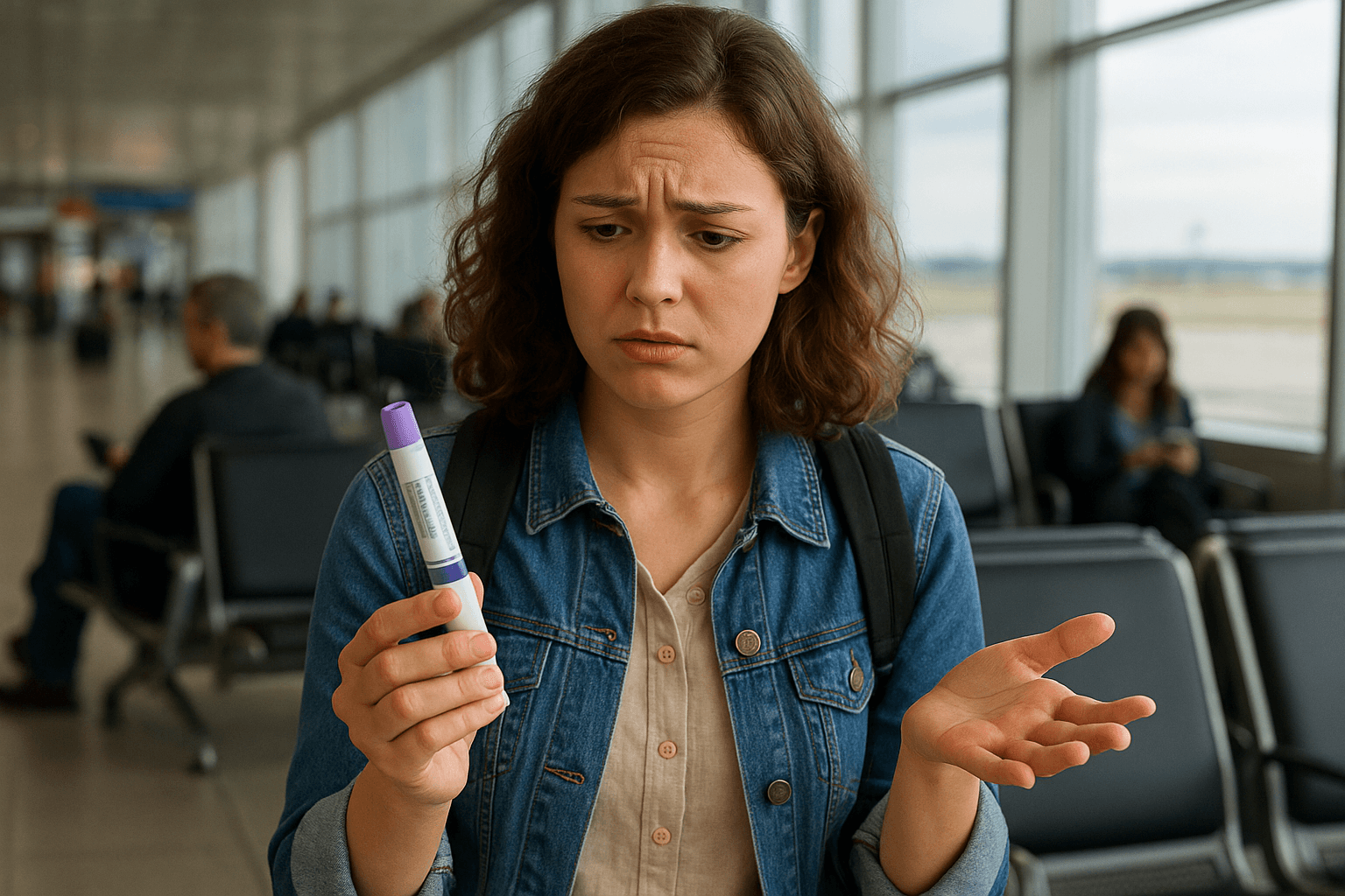 Repatha Disposal Container Travel Sharps Container for Repatha Auto-Injector on the Go