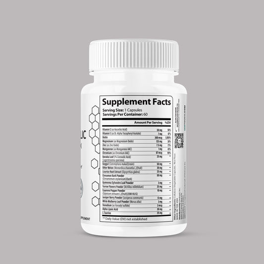 Daily Metabolic Wellness Complex 60ct. Natural Dietary Supplement