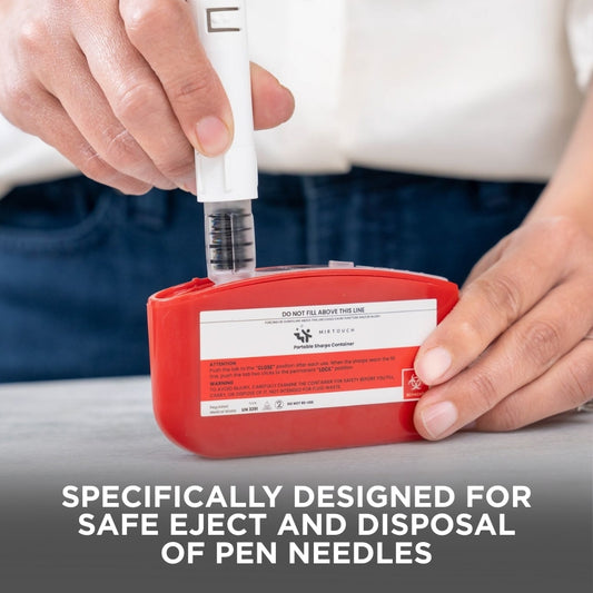 Pocket Sharps™ (3-Pack)| Portable Sharps Container for Pen Needles
